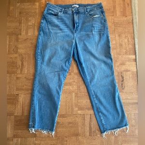Good American Good Straight Split Pockets Jean Size 18